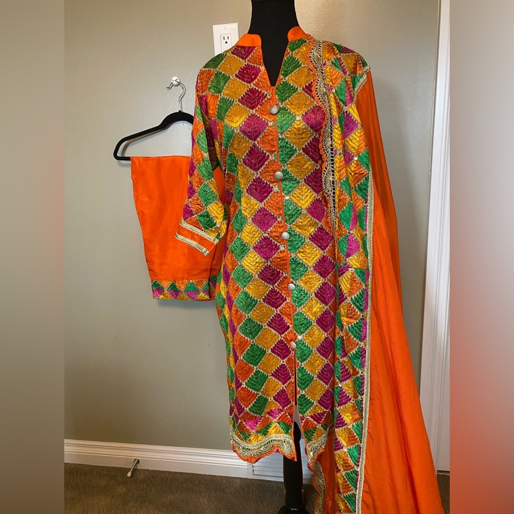 Phulkari suit
